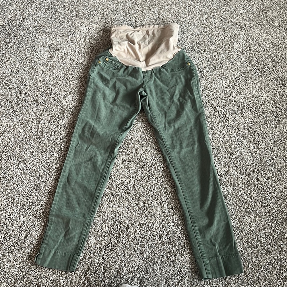Maternity Olive Pants